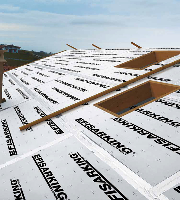 Panneau isolant pour toiture en pente - Utherm Sarking K - 2,40 M x 1,20 M  - ép.130 MM - R.6,00 m².K/W