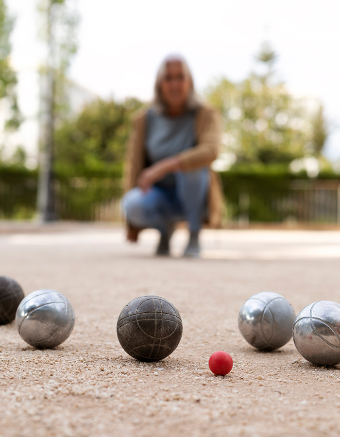 Terrain de pétanque