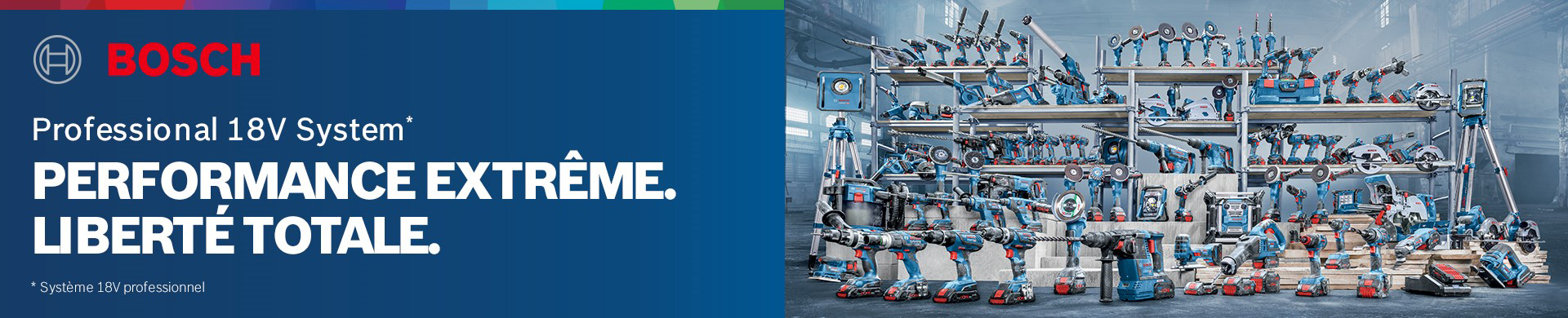 Bosch système 18V professionnel