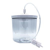 Boîte sous vide en plastique - Contenance 1,4L - Avec adaptateur pour conditionneuse sous vide