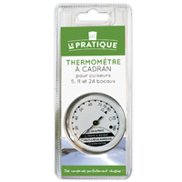Thermomètre à cadran Le Pratique pour cuiseurs 5 11 et 24 bocaux