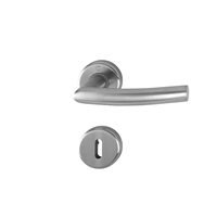 Ensemble sur rosace ALTA Inox mat