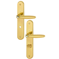 Poignée de porte VERONA en laiton poli