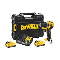 Perceuse Visseuse Dewalt XR 12V 2Ah DCD701D2 2 Batteries 12V 2Ah et Chargeur