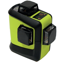 Niveau laser 3 plans Edia 3PV360 vert avec batteries filetage 1/4 et 5/8