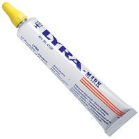 Tube marqueur permanent à bille indélébile - Lyra Mark - Coloris Jaune - Tube de 50 ml