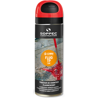 Traceur de chantier FLUO TP durée 12 mois Rouge fluorescent 500ml