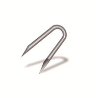 crampillon lisse galvanisé diamètre 3 mm longueur 30 mm paquet de 1 kg