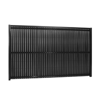 latte occultante pour panneau rigide - lixo top dirickx - hauteur 1,70 m - pvc - gris - lot de 45