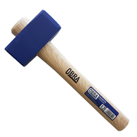 massette droite obra angles abattus manche bois 1200g