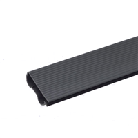 lisse de finition clôture lattes d'occultation lixo dirickx - longueur 250 cm - gris - lot de 3