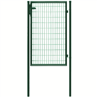portillon grillagé eco garden à sceller - double sens - largeur 1m hauteur 1,5m - vert