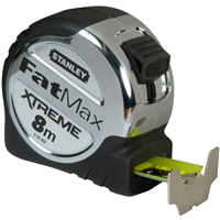 mesure mètre à ruban stanley blade armor fatmax pro xtreme 8 m x 32 mm