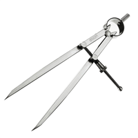 compas à ressort stanley avec pointes trempées et réglage rapide 200 mm