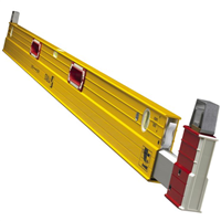 niveau à bulle télescopique stabila type 106 t 3 fioles extensible de 183 à 315 cm