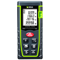 télémètre laser edt40m edia 635 nm portée 40 mètres