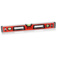 niveau à bulle antichocs - rubilevel rubi - longueur 60 cm - équipé de 3 fioles acryliques