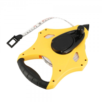 étrier de mesure avec ruban fibre wilmart 971000 - corps abs - classe 3 - 30 mètres x 15 mm