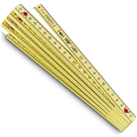 mesure pliante stanley synthétique avec fibre de verre 2 mètres x 15 mm classe 3