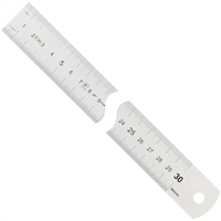 réglet demi-rigide en inox section 30x0.8 mm longueur 300mm