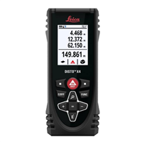télémètre laser professionnel avec caméra leica disto x4 - geo fennel - portée 150 mètres