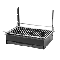 Barbecue à charbon Le Marquier Vulcain cuve 48x28 cm - 2 à 6 couverts