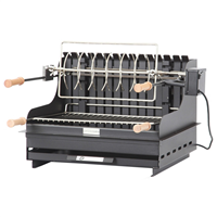 barbecue à charbon le marquier montory acier - 6 à 10 couverts