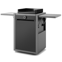 chariot acier fermé pour plancha forge adour modern 45