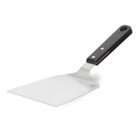 maxi spatule large pour plancha le marquier - inox - encoche pour suspendre - largeur 14 cm