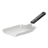 maxi spatule avec rebords pour plancha et barbecue le marquier - inox - à suspendre 
