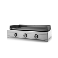plancha gaz forge adour modern g75 i châssis inox