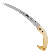scie arboricole à denture trempée bahco 4211-11-6t avec poignée en bois lame de 280 mm