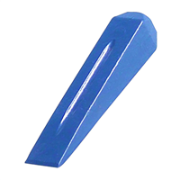 coin éclateur évidé pour fendre des bûches et couper du bois - acier c45 - 2,0 kg - perrin