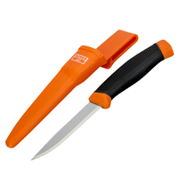 couteau multi-usages bahco 2444 avec poignée bi matière et étui longueur 22 cm