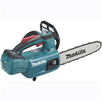 tronçonneuse d'élagage makita duc254z 18 v li-ion 25 cm - machine seule