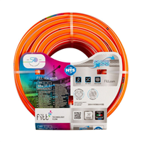 tuyau d'arrosage professionnel nts work fitt - diamètre 19 mm - longueur 50 mètres - orange