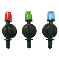 micro asperseur arroseur à visser pour goutte à goutte - débit et portée réglable 360° - lot de 3