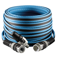 tuyau d'arrosage fitt force innovant équipé diamètre 15 mm 5/8" longueur 35 mètres bleu