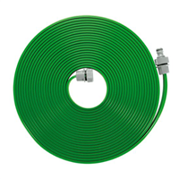tuyau arroseur souple gardena - arrosage par pulvérisation fine - longueur 15 mètres - vert
