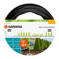 ensemble complet arrosage goutte à goutte pour rangées de plantes gardena - longueur 50 m