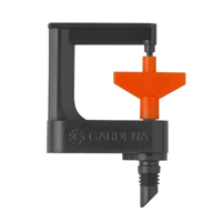 micro-asperseur rotatif 360° pour arrosage pluie fine - gardena - portée 3,5 mètres - lot de 2