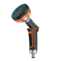 pistolet d'arrosage multi-jets réglable premium gardena - 5 jets au choix - en métal résistant