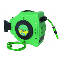 enrouleur de tuyau d'eau automatique orientable 20 m + 2m