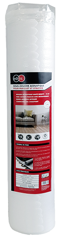 Sous-couche acoustique pour parquet et stratifié edilis