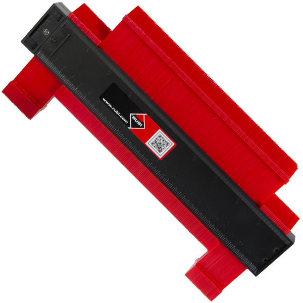 Gabarit de formes Rubi 70925 pour carreleur et autres métiers - longueur 25 cm