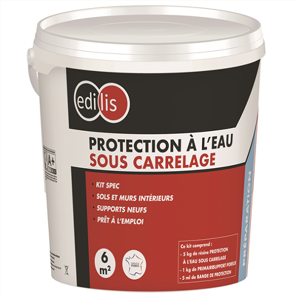 Kit de protection à l'eau sous carrelage edilis
