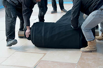 Déroulement de la membrane