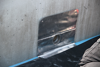 Déroulement de la membrane