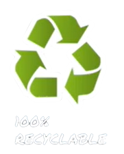 100% recyclable