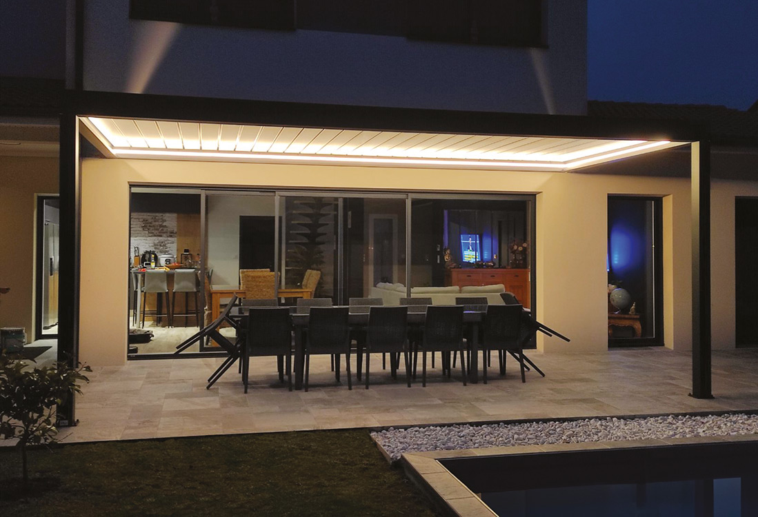 Pergola bioclimatique Alusun